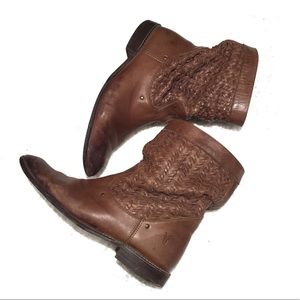 Frye’s Brown Shirley western riding boot 77906